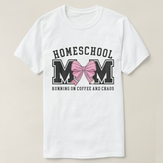 Homeschool-Mama, stolze Lehrmutter T-Shirt (Design vorne)