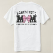 Homeschool-Mama, stolze Lehrmutter T-Shirt (Design Rückseite)