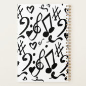 Homeschool Music Musician Musical Muster Planer (Rückseite)