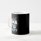 Homeschool-Mutter außer Dienst glücklich letzter S Kaffeetasse (Vorderseite Links)