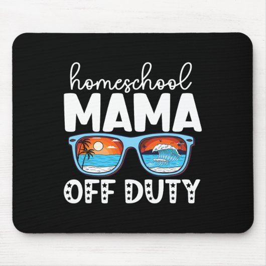 Homeschool-Mutter außer Dienst glücklich letzter S Mousepad (Vorne)