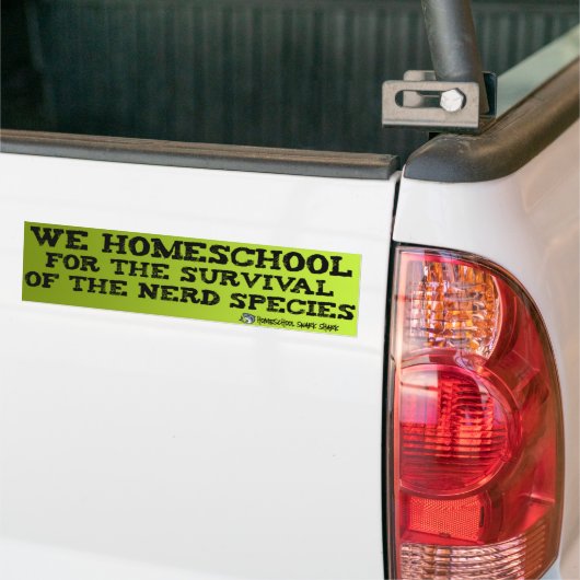 Homeschool Nerds Autoaufkleber (Auf Lkw)