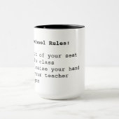 Homeschool ordnet Tasse an (Zentrum)