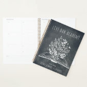 Homeschool Planer Minimalistisch Floral Open Book (Anzeige)