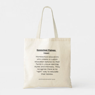 Homeschool Platypus Tote  Tragetasche