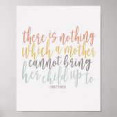 Homeschool Quote Rainbow Pastel Charlotte Mason Poster (Vorne)