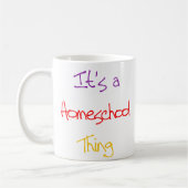 Homeschool Sache Kaffeetasse (Links)