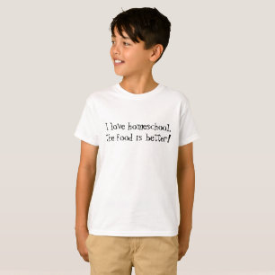 Homeschool Spaß Feinschmecker Thema T-Shirt