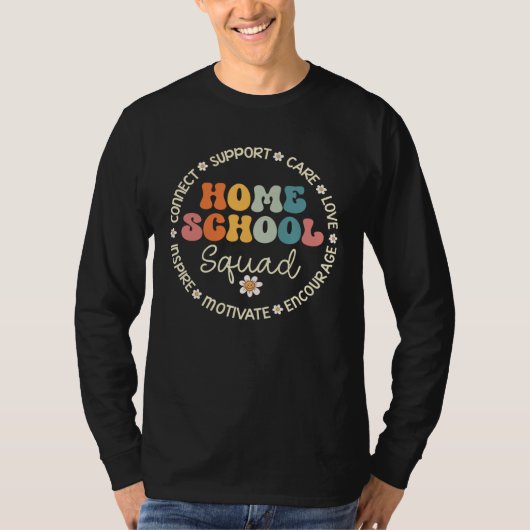Homeschool Squad Appreciation Week Back to School T-Shirt (Vorderseite)