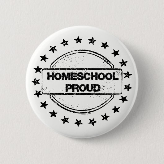 Homeschool stolze Knöpfe Button (Vorderseite)