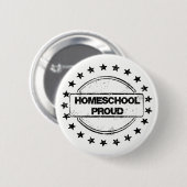 Homeschool stolze Knöpfe Button (Vorne & Hinten)
