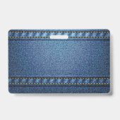 Homeschool Student ID Denim Jean Ausweis (Back)