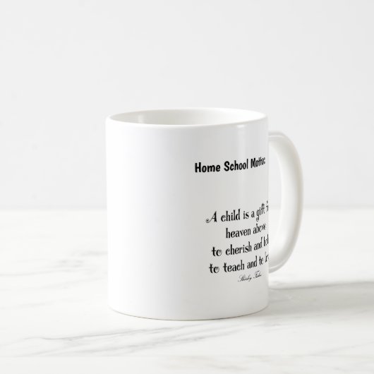 Homeschool-Tasse Kaffeetasse (VorderseiteRechts)