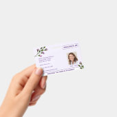 Homeschool Teacher Floral ID Abzeichen Ausweis (Handheld)