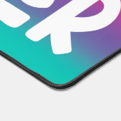 Homeschool Teacher | Text Design Colorful Ombre Schreibtischunterlage (Ecke)