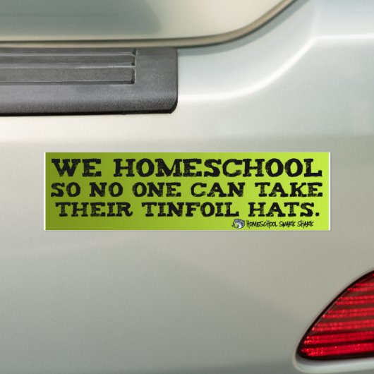 Homeschool Tinfoil Autoaufkleber (Auf Auto)