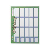HOMESCHOOL WEEKLY PLANNER 3-Kolumnen-Pad Notizblock (Rotiert)