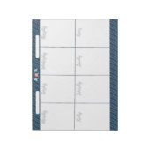 HOMESCHOOL WEEKLY PLANNER-Notizblock Notizblock (Rotiert)