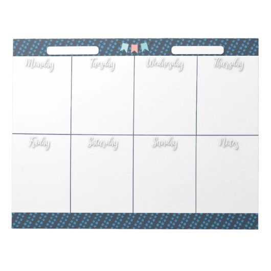 HOMESCHOOL WEEKLY PLANNER-Notizblock Notizblock (Vorderseite)