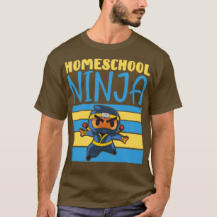 Homeschooler Ninja lernen Unterricht T-Shirt