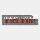 Homeschoolers Autoaufkleber (Vorne)