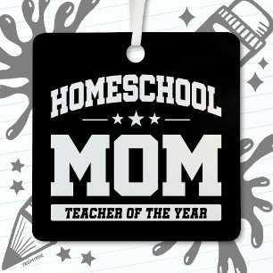 Homeschoollehrer der Zuhause School Mama des Jahre Ornament Aus Metall