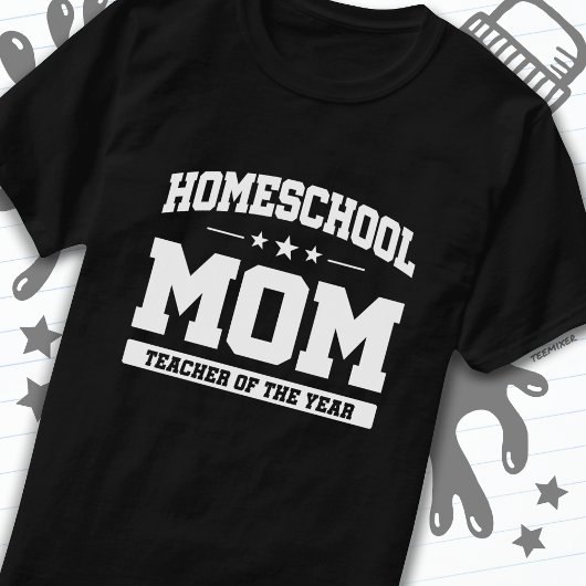 Homeschoollehrer der Zuhause School Mama des Jahre T-Shirt