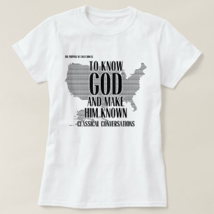 Homeschoollehrer, Gott zu kennen und ihn bekannt z T-Shirt