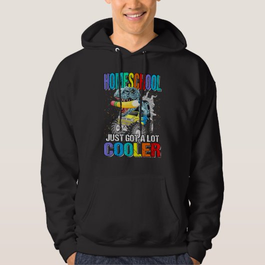Homeschoschule Got einfach eine viel Coolere Monst Hoodie (Vorderseite)