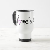 Homeschoschule Zuhause Cool Reisen Mug Reisebecher (Vorderseite Links)