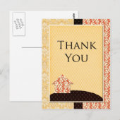 Homespun Danke Karte (Vorne/Hinten)