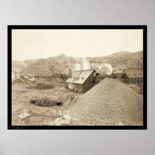 Homestake Gold in der Führungs-Stadt Sd 1899 Poster