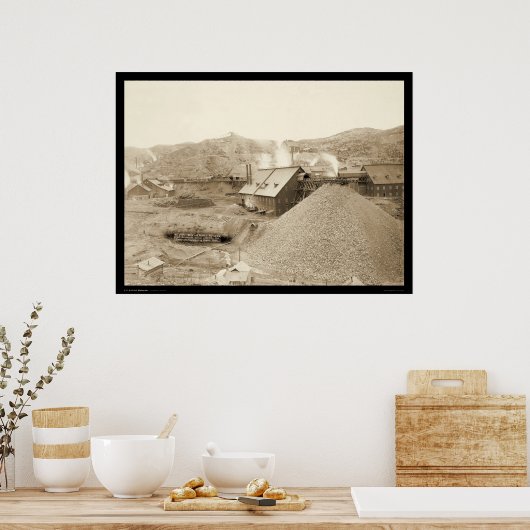 Homestake Gold in Lead City SD 1899 Poster (Küche)