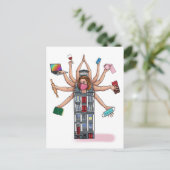 "Homestasking" Postkarte (Stehend Vorderseite)