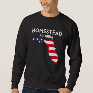 Homestead Florida USA Bundesstaat Amerika Reisen F Sweatshirt