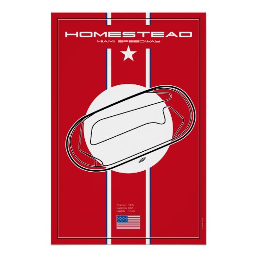 Homestead Miami Speedway Poster (Vorderseite)