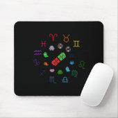 Homestuck Emblems Zodiac Signs Funny Men Women Kid Mousepad (Mit Mouse)