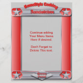 Homestyle Cooking SANDWICHES Menü Einfügen (Rückseite)