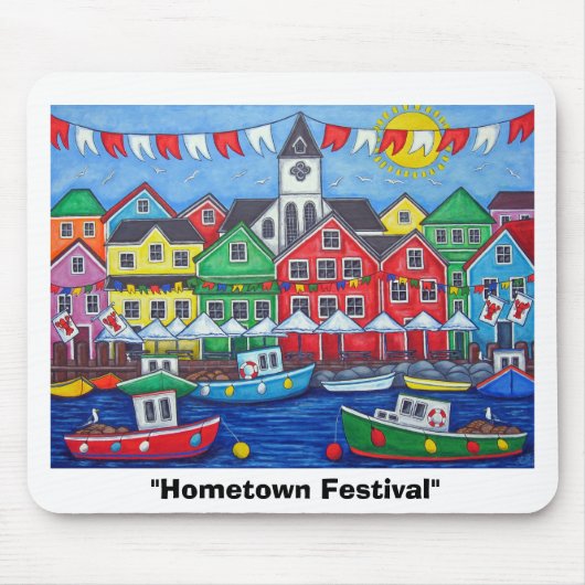 Hometown-Festival-Mausunterlage Mousepad (Vorne)
