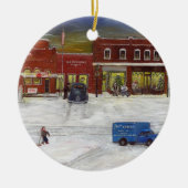 Hometown-Weihnachtsverzierung Keramik Ornament (Vorne)