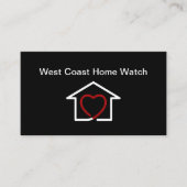 Homewatch & Concierge Services Visitenkarte (Vorderseite)