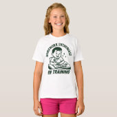 Homework Enthusiast In Training Funny School  T-Shirt (Vorne ganz)
