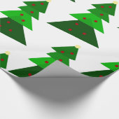 Homey Christmas Tree Pattern Geschenkpapier (Ecke)