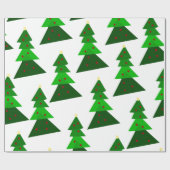 Homey Christmas Tree Pattern Geschenkpapier (Flach)