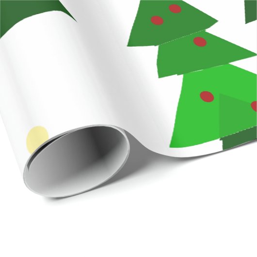 Homey Christmas Tree Pattern Geschenkpapier (Rolleneckpunkt)