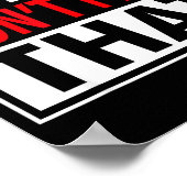 Homey Don't Play That Funny 90s Saying  Poster (Ecke)