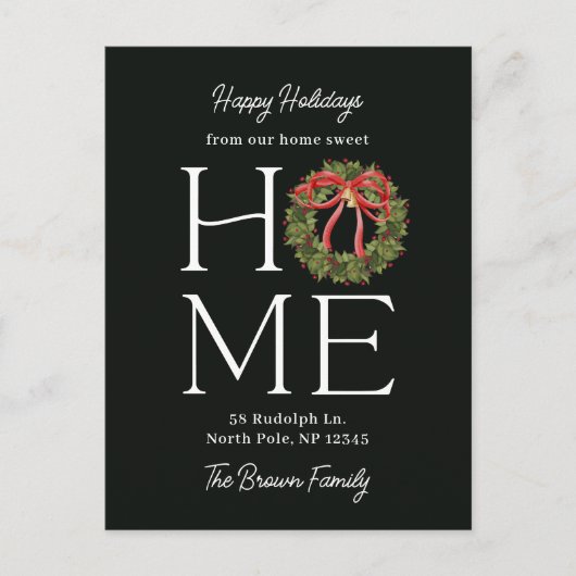 Homey Grußbewegung Ankündigung Postkarte (Vorderseite)