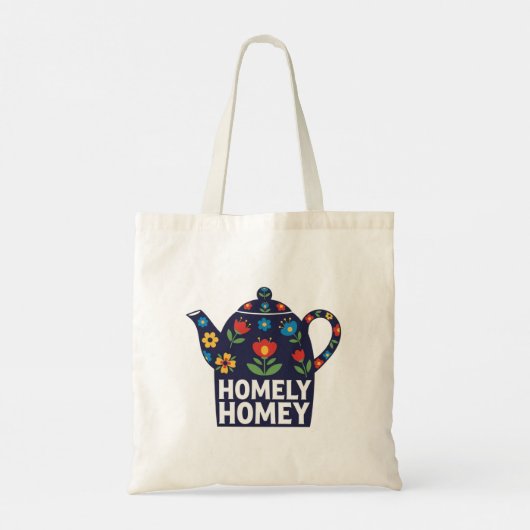 Homey Home Teekanne Design Tasche (Rückseite)