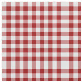 Homey rotes und weißes Gingham-Block-Muster-Gewebe Stoff (Muster)
