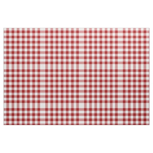 Homey rotes und weißes Gingham-Block-Muster-Gewebe Stoff (Fat Quarter (45,7 x 55,9 cm))